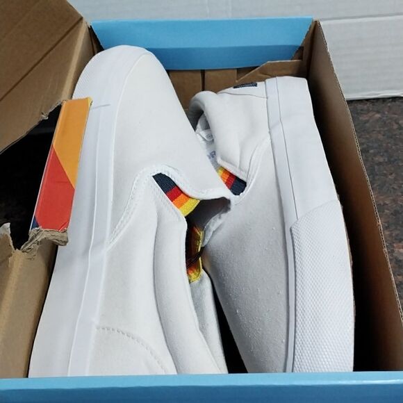 UNISEX  Gear "Rainbow" Slip-Ons...Size 12 - Picture 6 of 7